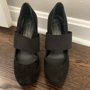 Jessica Simpson black heels